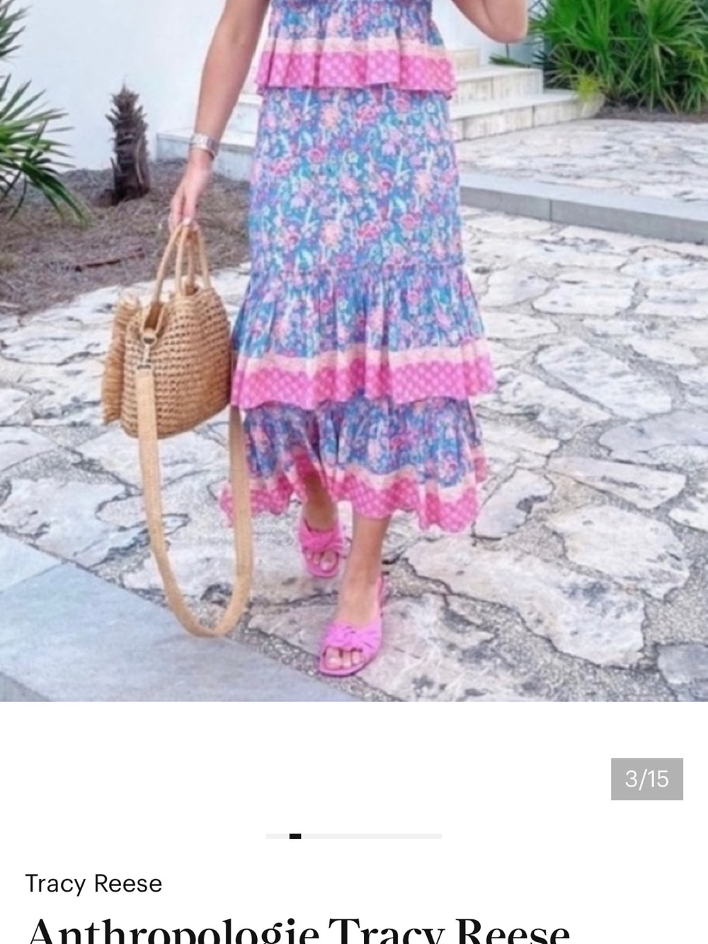 Anthropology Tracy Reese NWT Large Floral Tiered Skirt